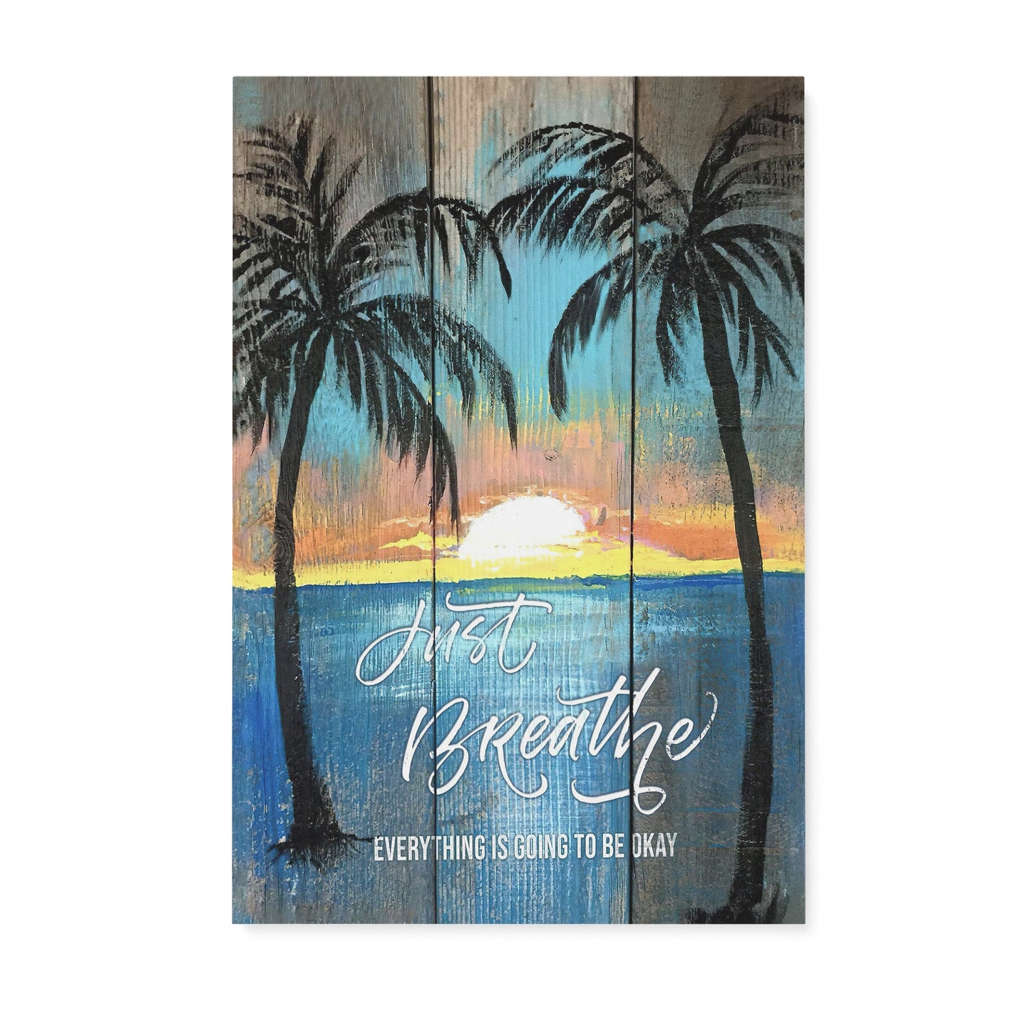 Beach Canvas Just Breath