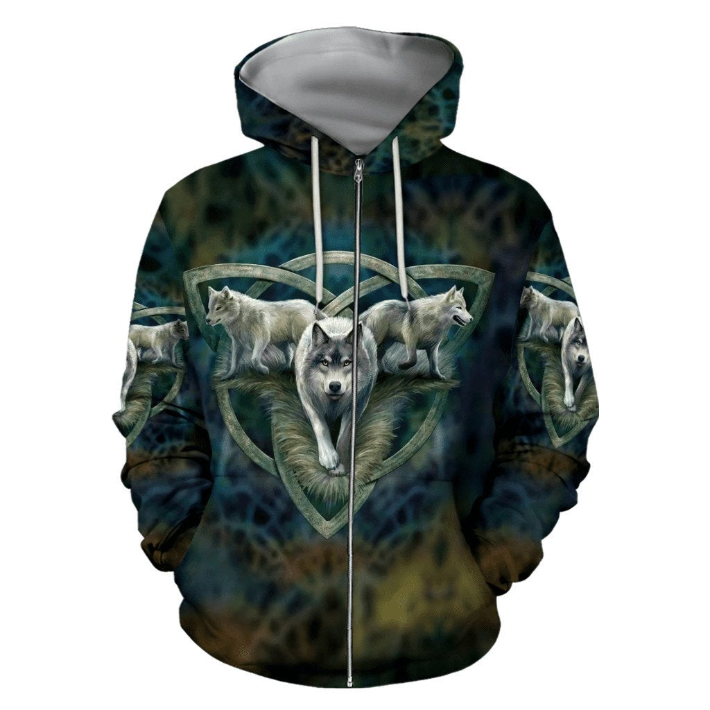 Wolf Native American 3D All Over Printed Unisex Shirts