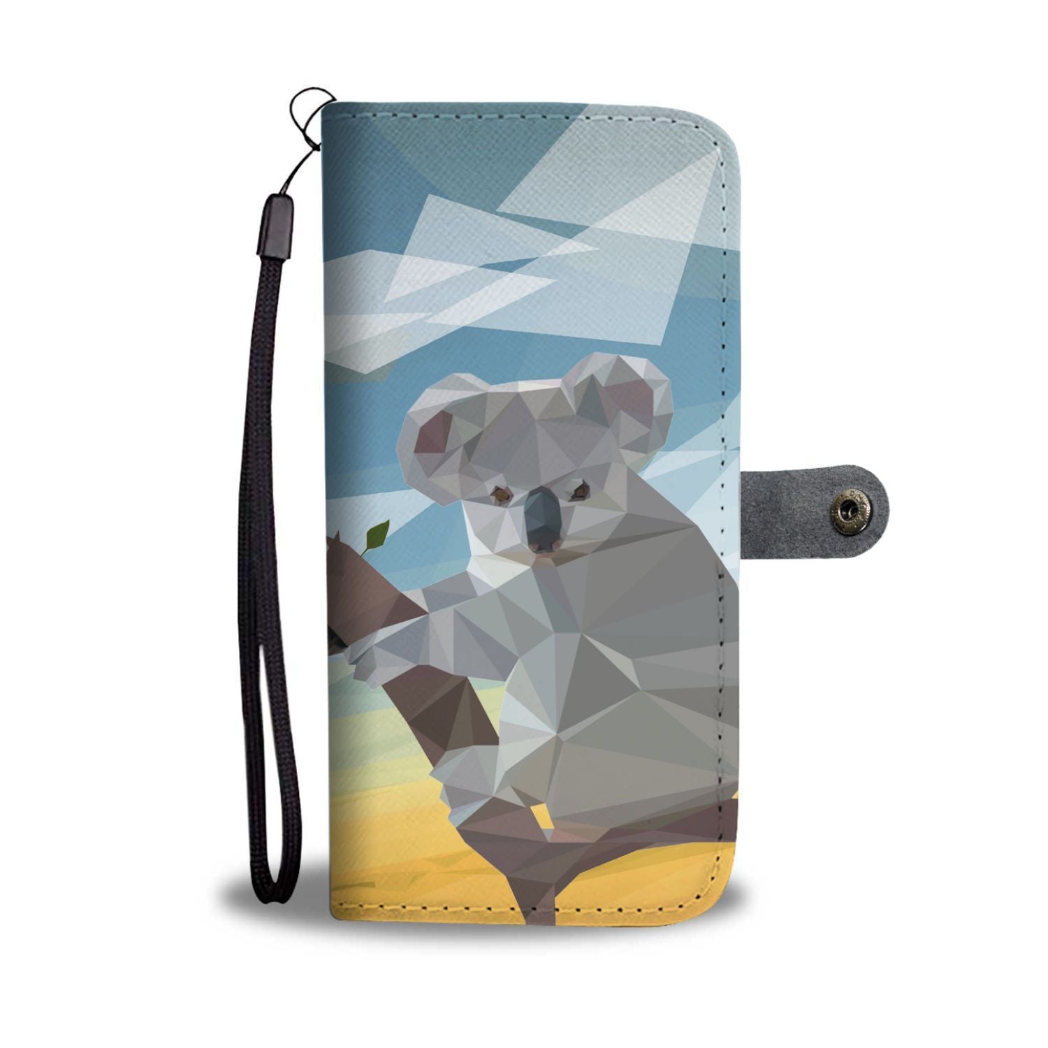 AUSTRALIA KOALA POLYGON WALLET PHONE CASE NL6 - Amaze Style™-WALLET PHONE CASES