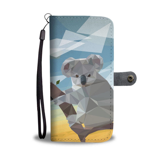 AUSTRALIA KOALA POLYGON WALLET PHONE CASE NL6 - Amaze Style™-WALLET PHONE CASES