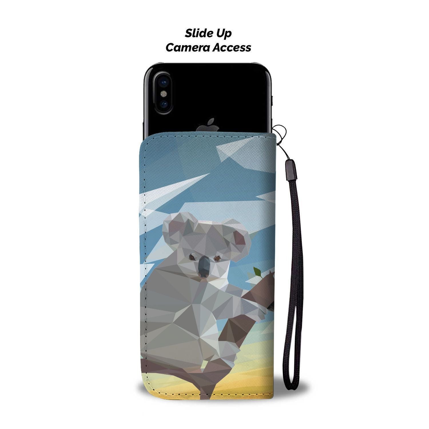 AUSTRALIA KOALA POLYGON WALLET PHONE CASE NL6 - Amaze Style™-WALLET PHONE CASES