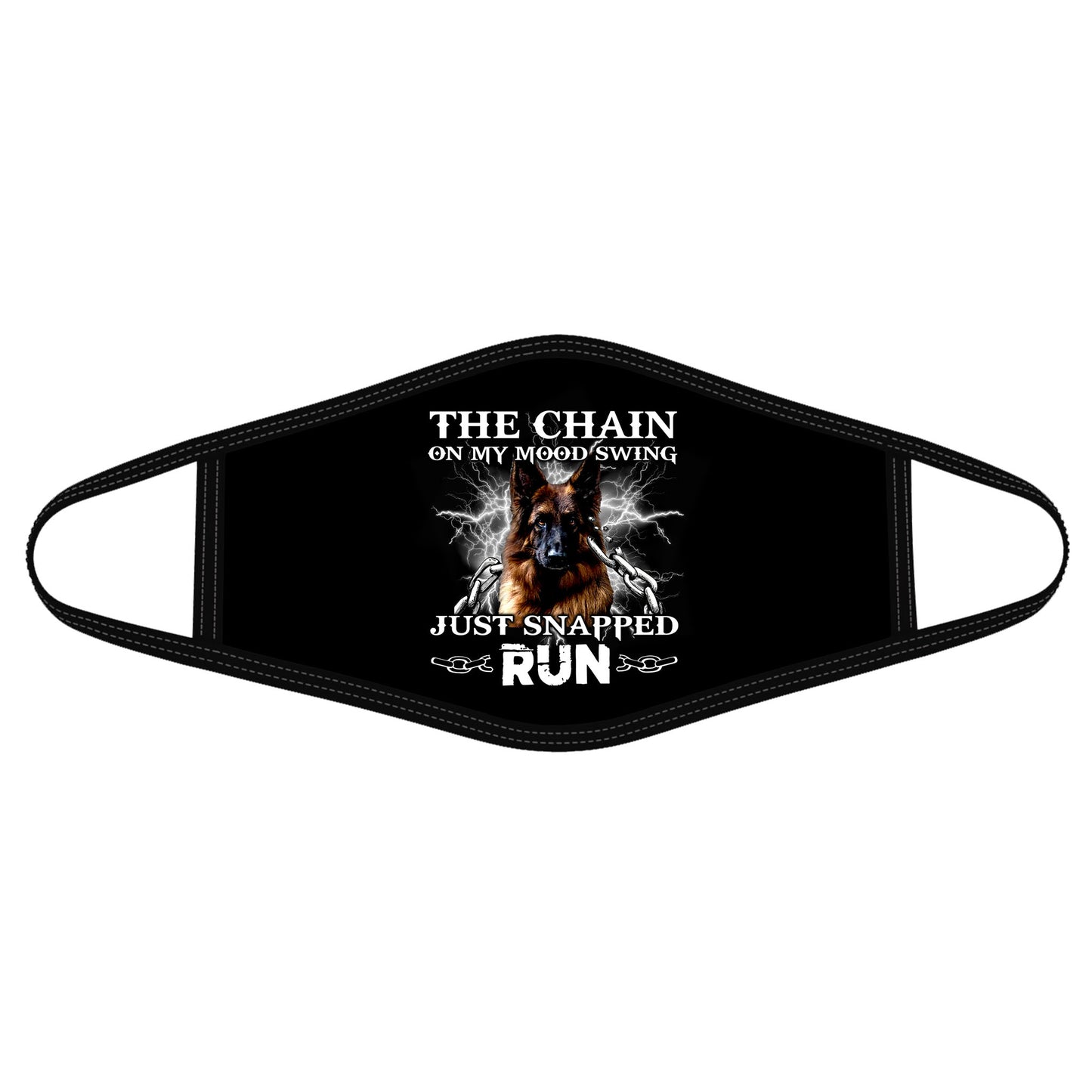 German Shepherd Police Dog Mask Polyblend Face Mask DL