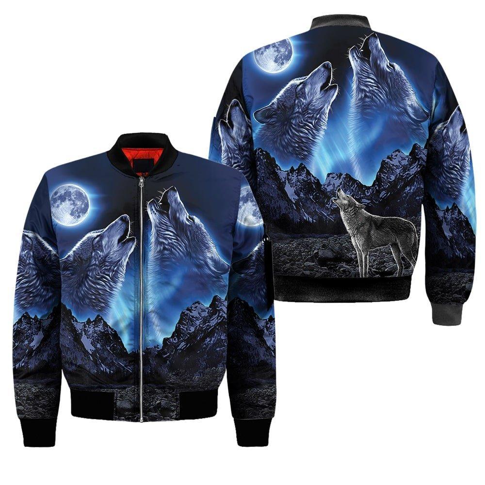 Wolf 3D All Over Printed Unisex Shirt