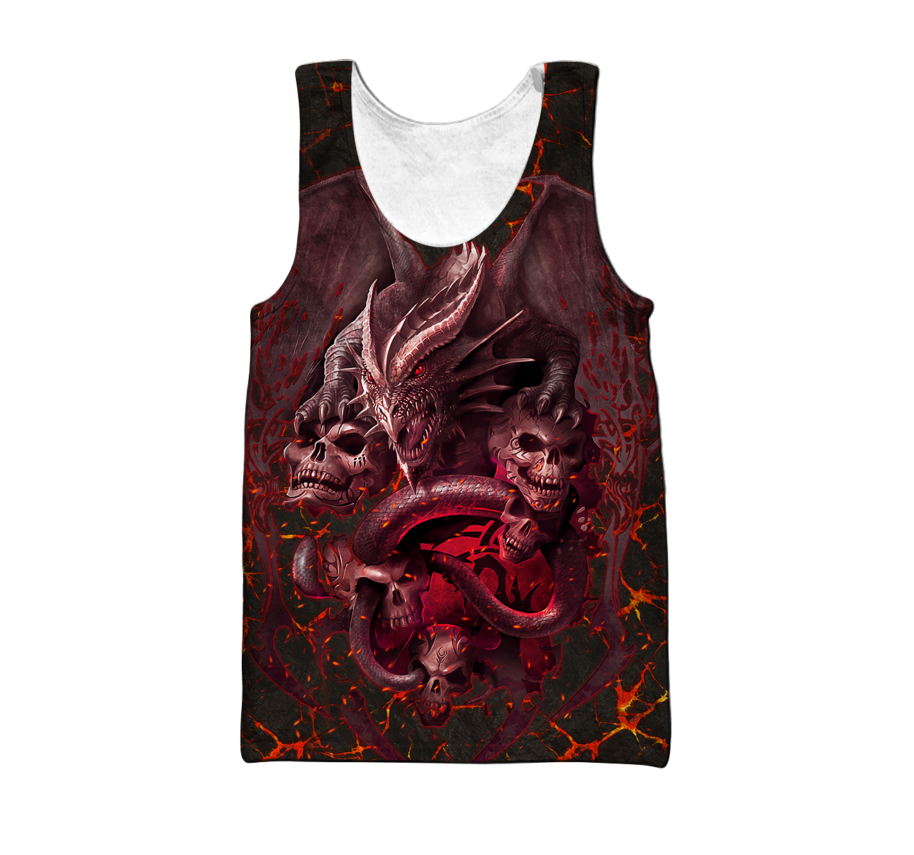 Amazing Skull Dragon All Over Printed Hoodie For Men And Women MEI