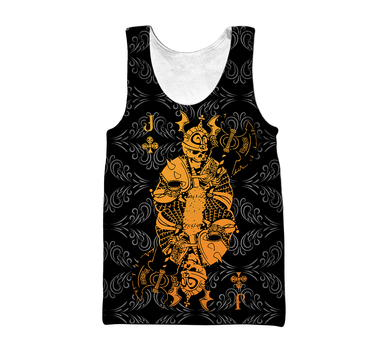 3D Jack Club Skull Poker Over Printed Hoodie