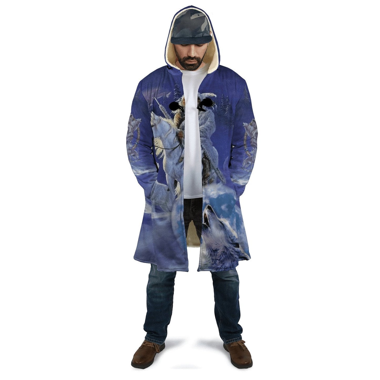 Wolf Native American 3D All Over Printed Unisex Shirts