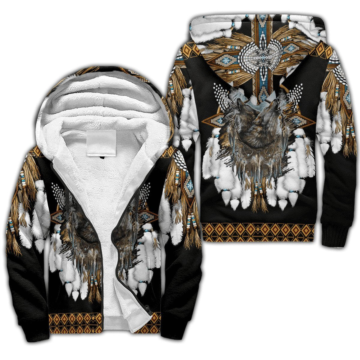 Wolf 3D All Over Printed Unisex Shirts