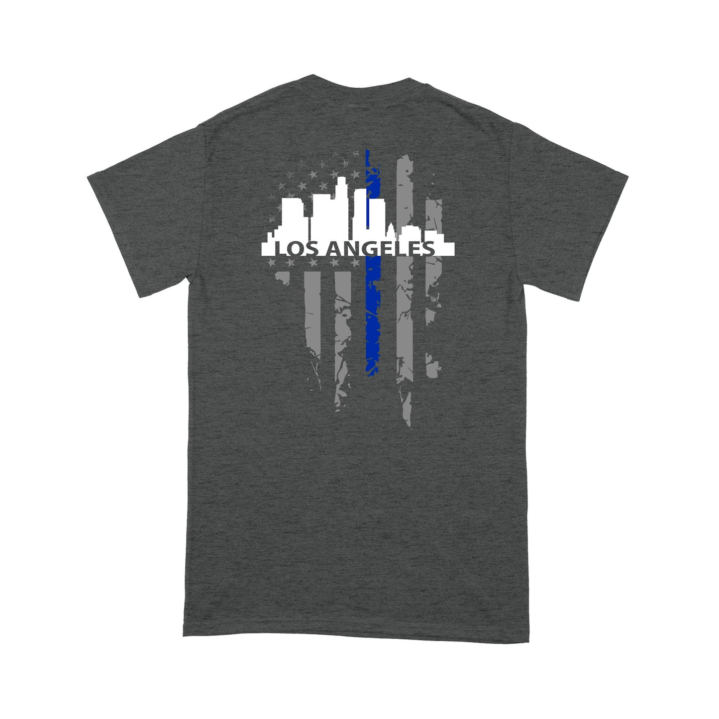 Thin Blue Line T-shirt Special Gift For Policeman Los Angeles Shirt