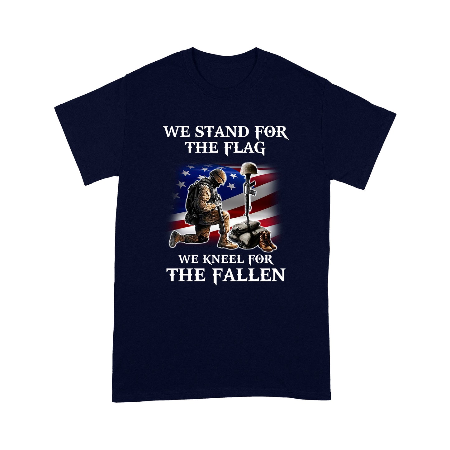 Stand For The Flag-Veteran Standard T-shirt TA