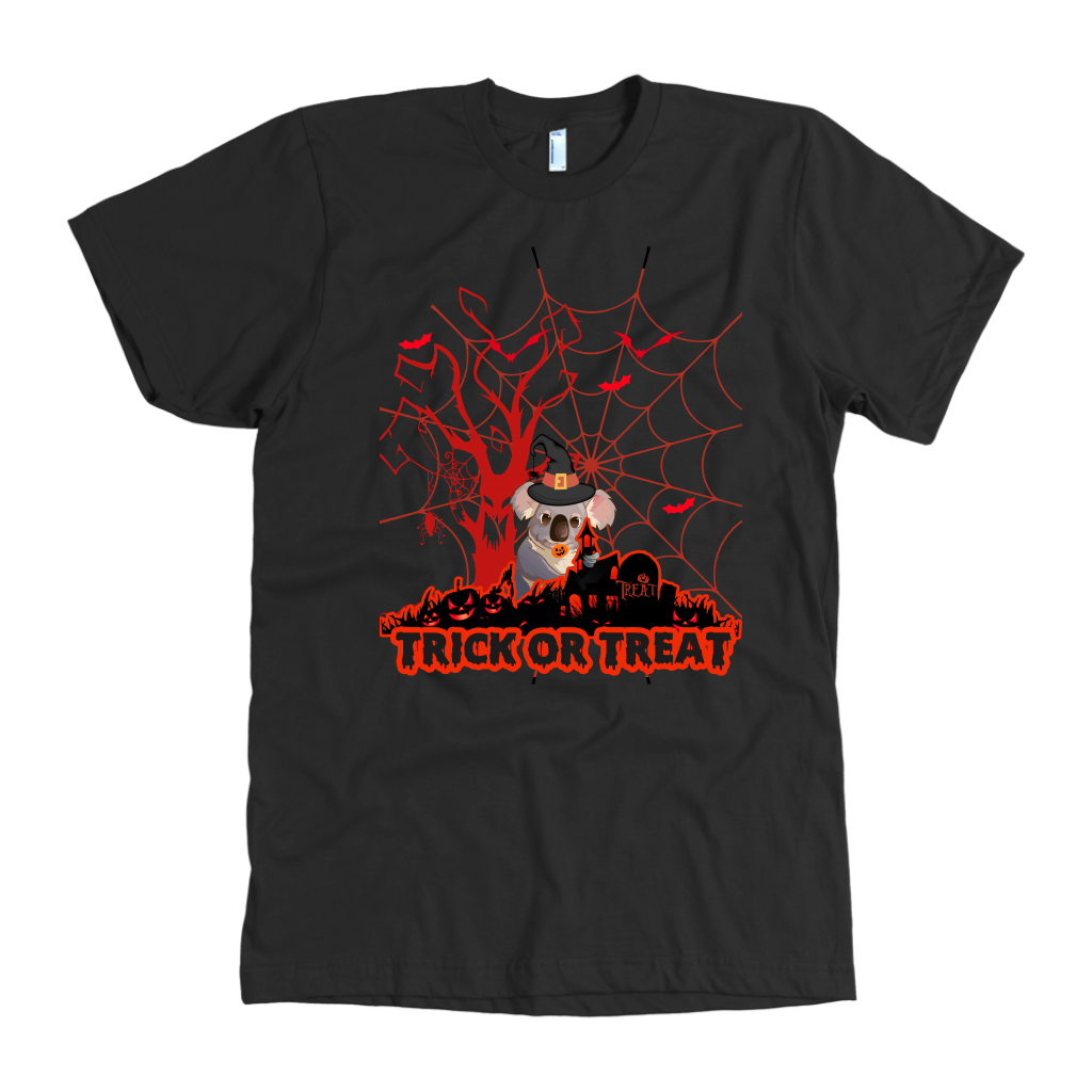 Australian Koala Trick or Treat Halloween Red T-Shirt 01 H9 - Amaze Style™-T-SHIRTS