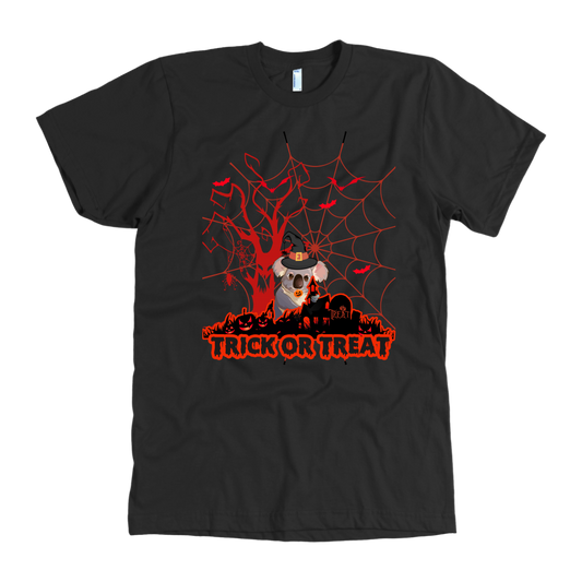Australian Koala Trick or Treat Halloween Red T-Shirt 01 H9 - Amaze Style™-T-SHIRTS