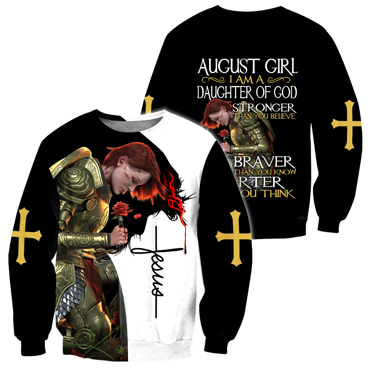 August Girl - I Am A Daughter Of God 3D All Over Printed Shirts For Men and Women Pi250502S8