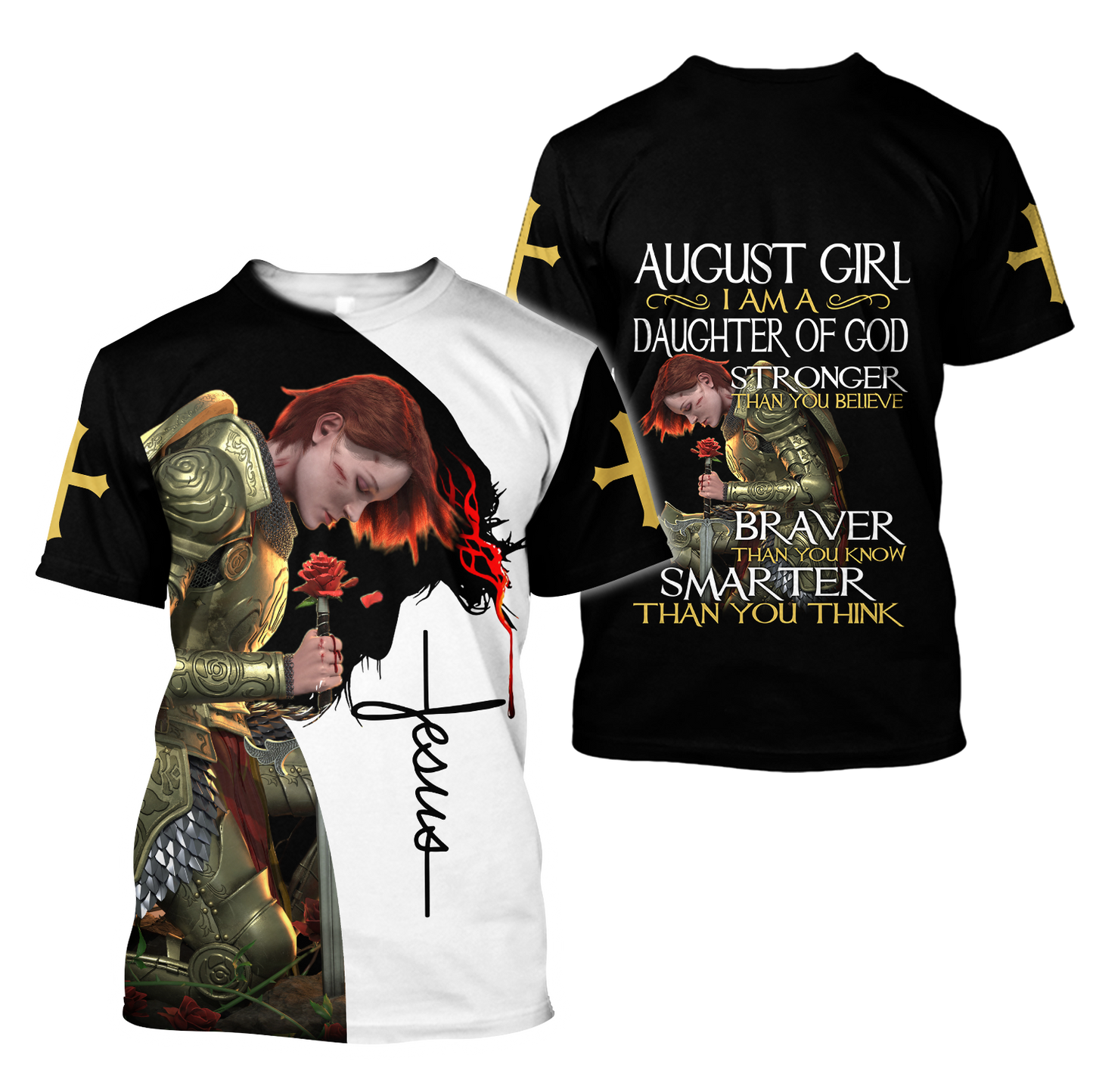 August Girl - I Am A Daughter Of God 3D All Over Printed Shirts For Men and Women Pi250502S8
