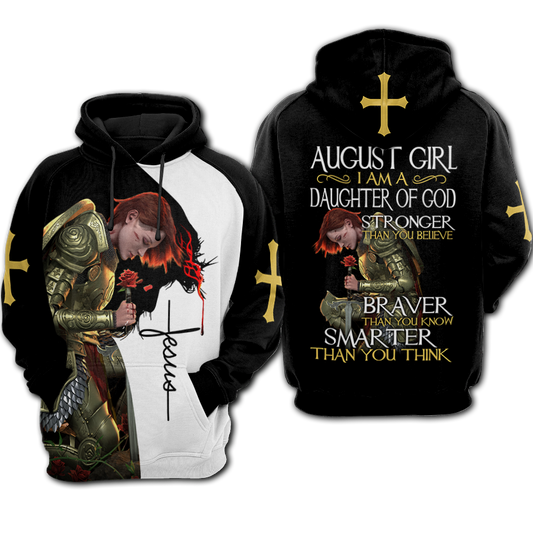 August Girl - I Am A Daughter Of God 3D All Over Printed Shirts For Men and Women Pi250502S8