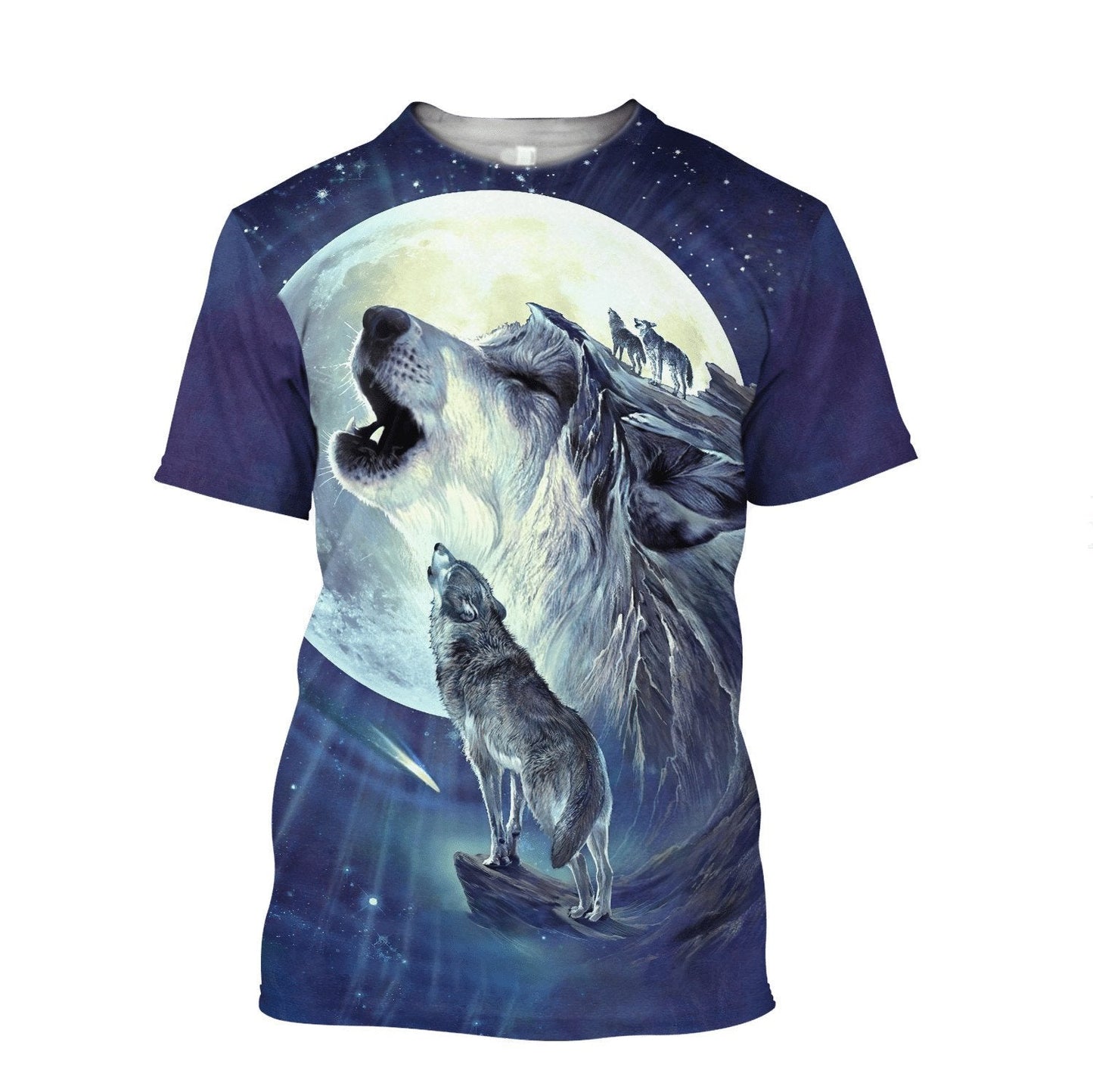 Wolf 3D All Over Printed Unisex Shirts
