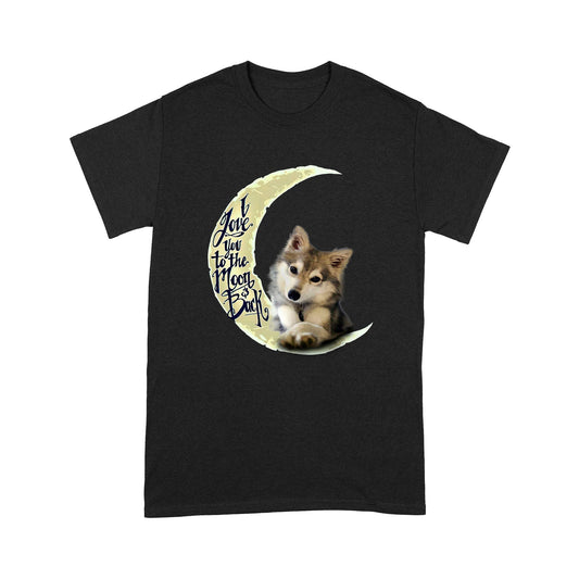 Wolf Love To The Moon And Back Deluxe T-shirt ML