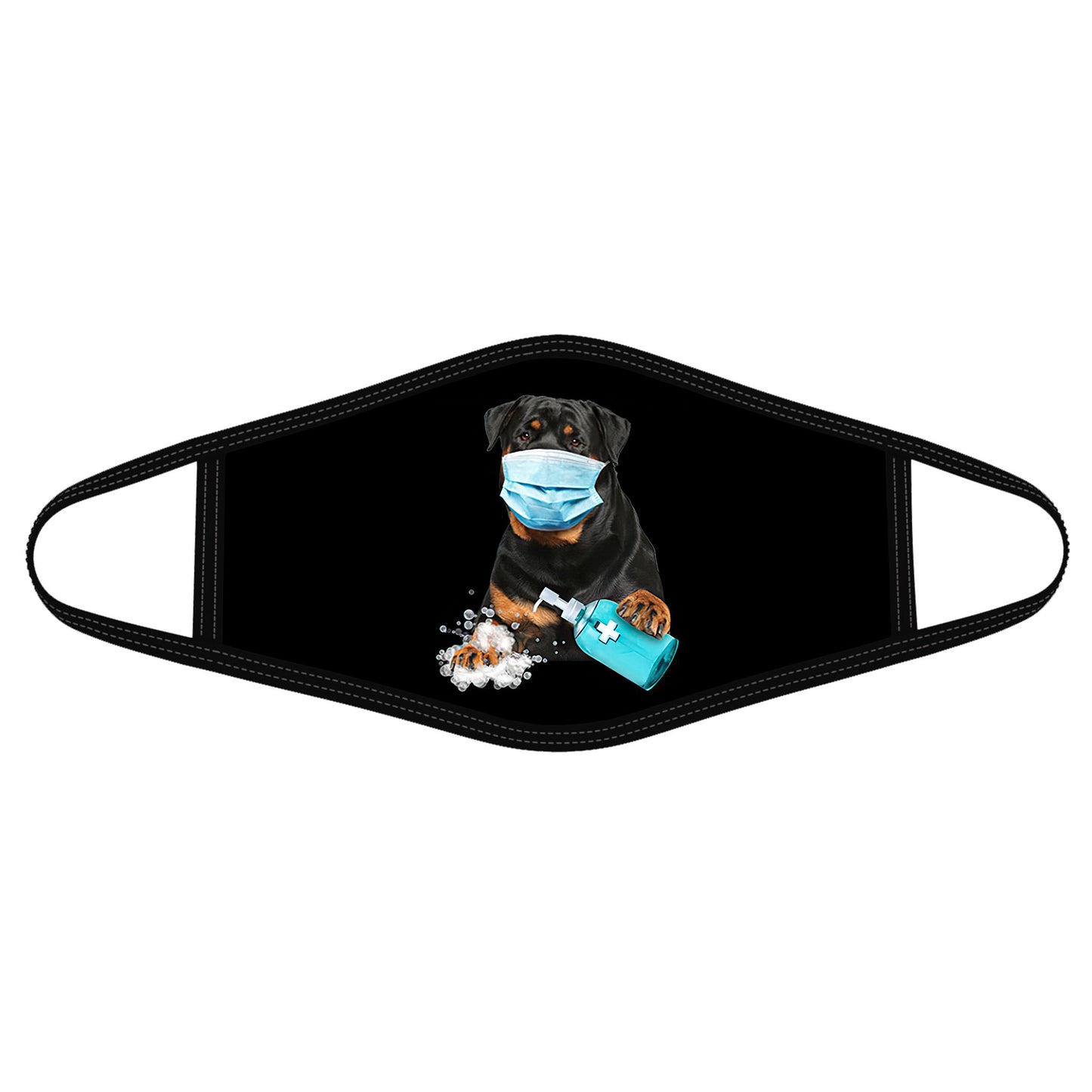 Dog Mask Rottweiler-Face Mask-Wash Mask - Face Mask CB