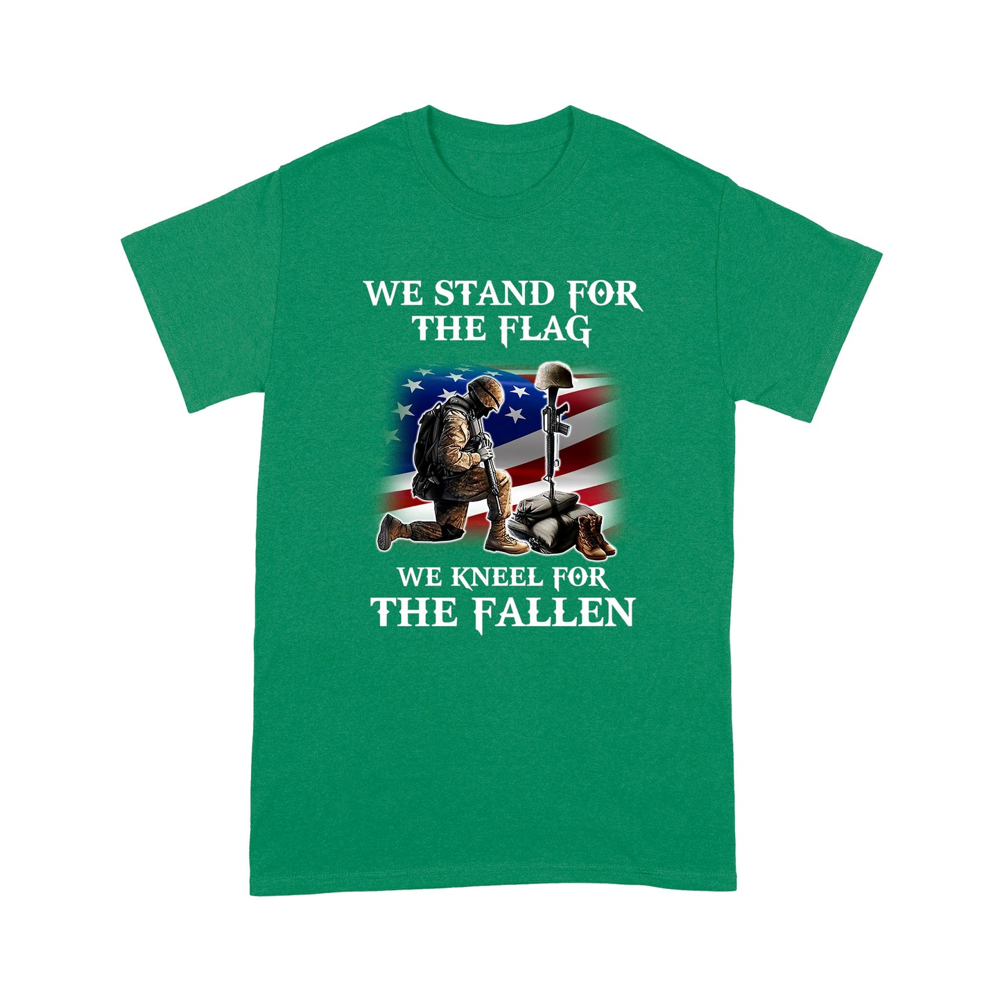 Stand For The Flag-Veteran Standard T-shirt TA