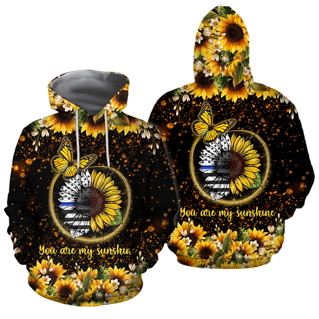 3D All Over Print You Are My Sunshine Hoodie HHT28082005