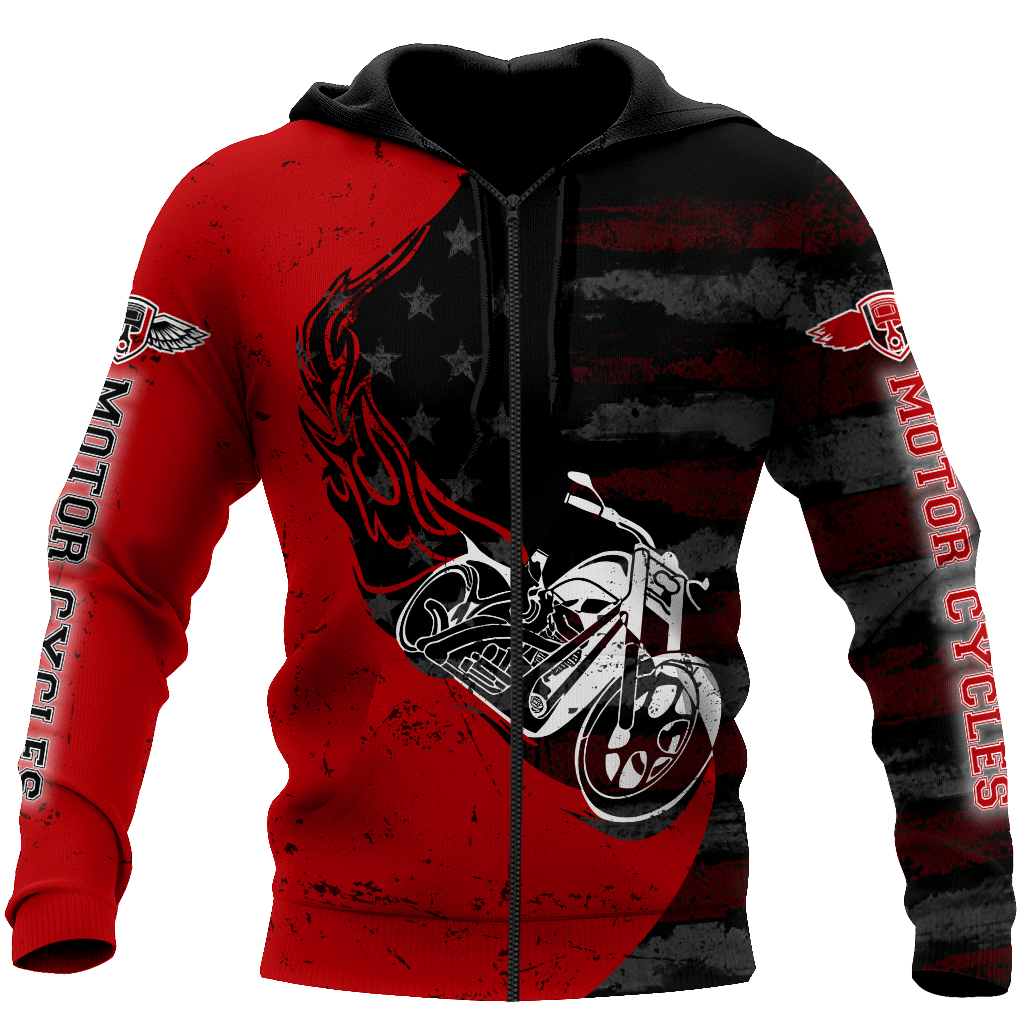 USA Motorcycle 3D Hoodie HHT27072003-LAM-Apparel-LAM-Zipped Hoodie-S-Vibe Cosy™