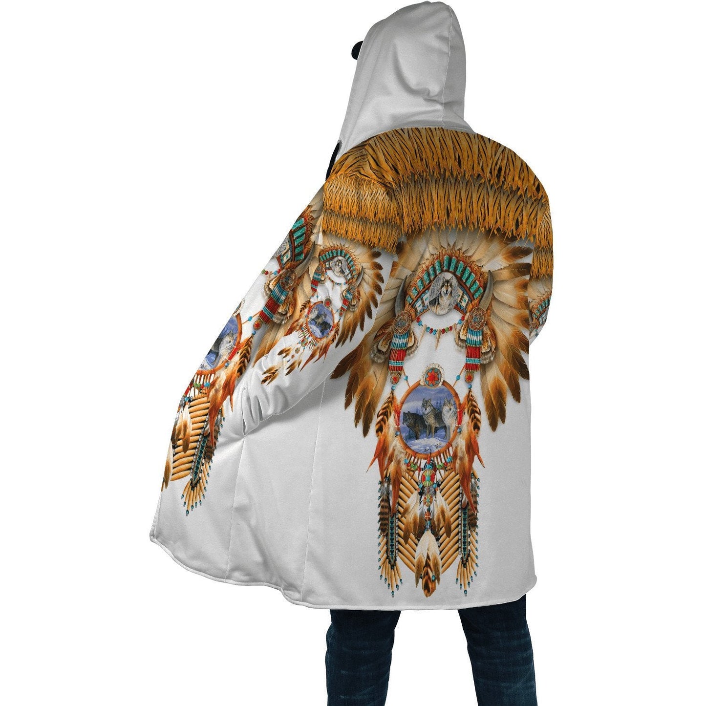 Wolf Native American 3D All Over Printed Unisex Shirts