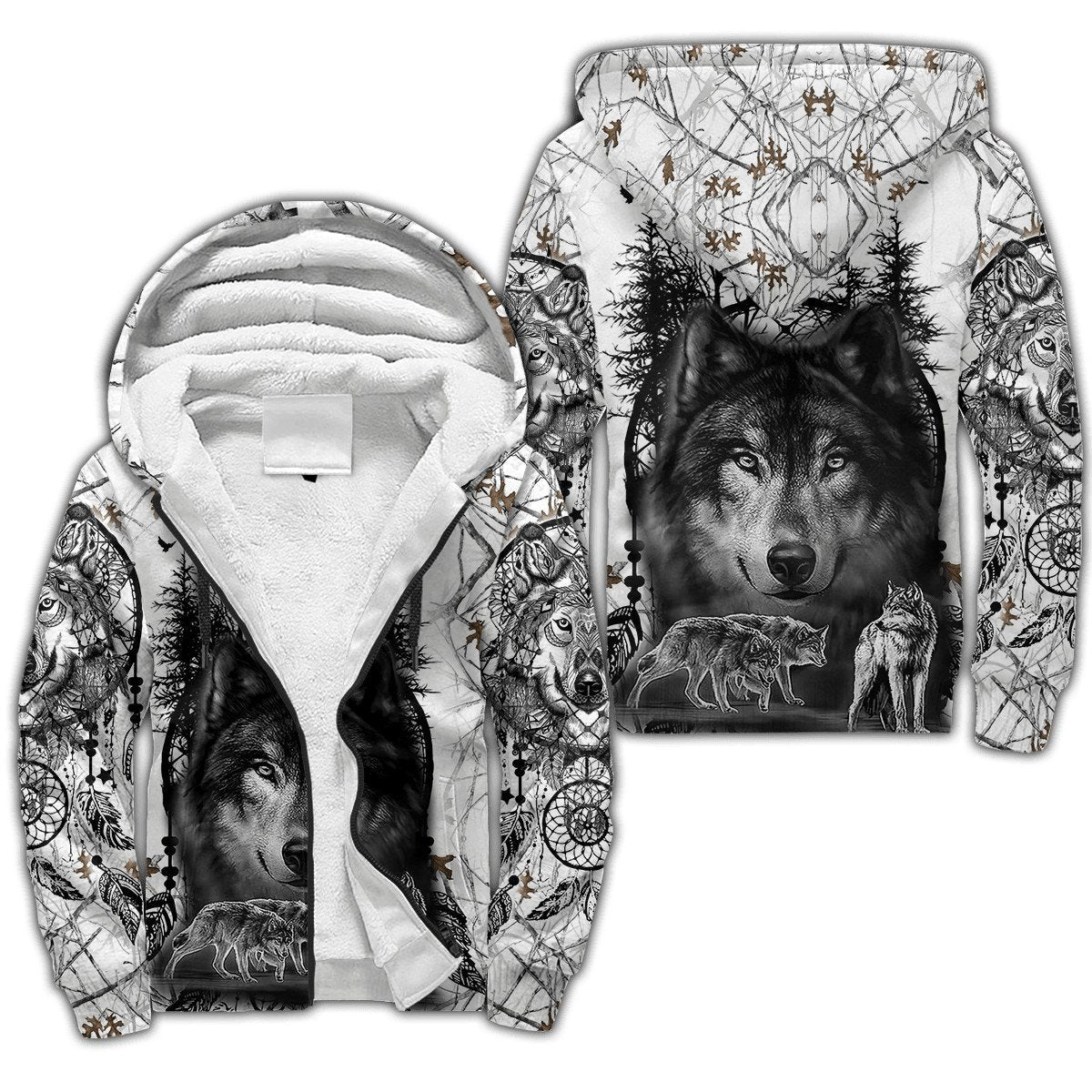 Wolf 3D All Over Printed Unisex Shirts