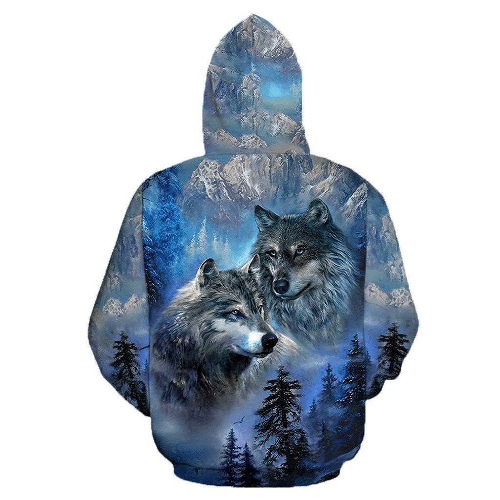 Wolf Native American 3D All Over Printed Unisex Shirts