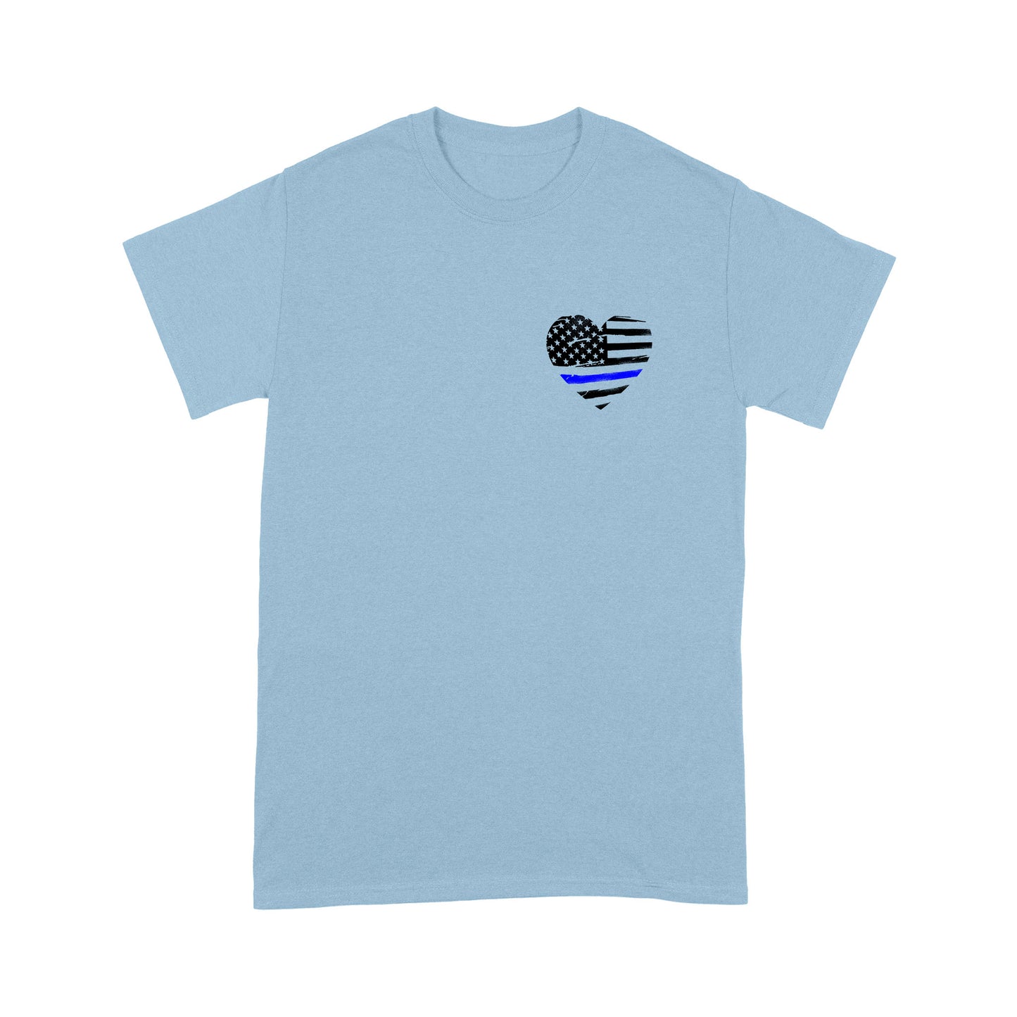 Thin Blue Line Honor The Fallen Thank The Living Standard T-Shirt Police Tee