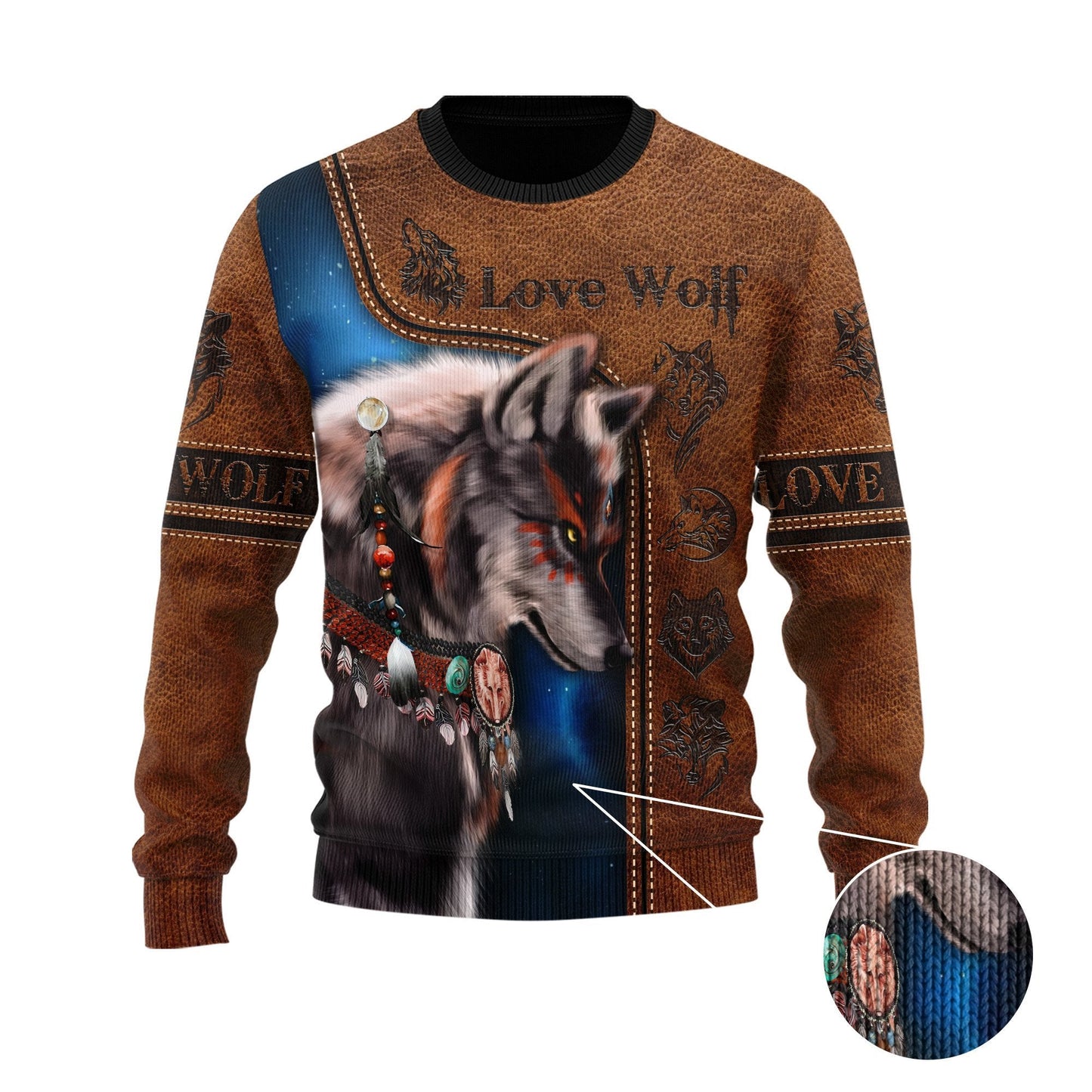 Wolf 3D All Over Printed Unisex Shirt