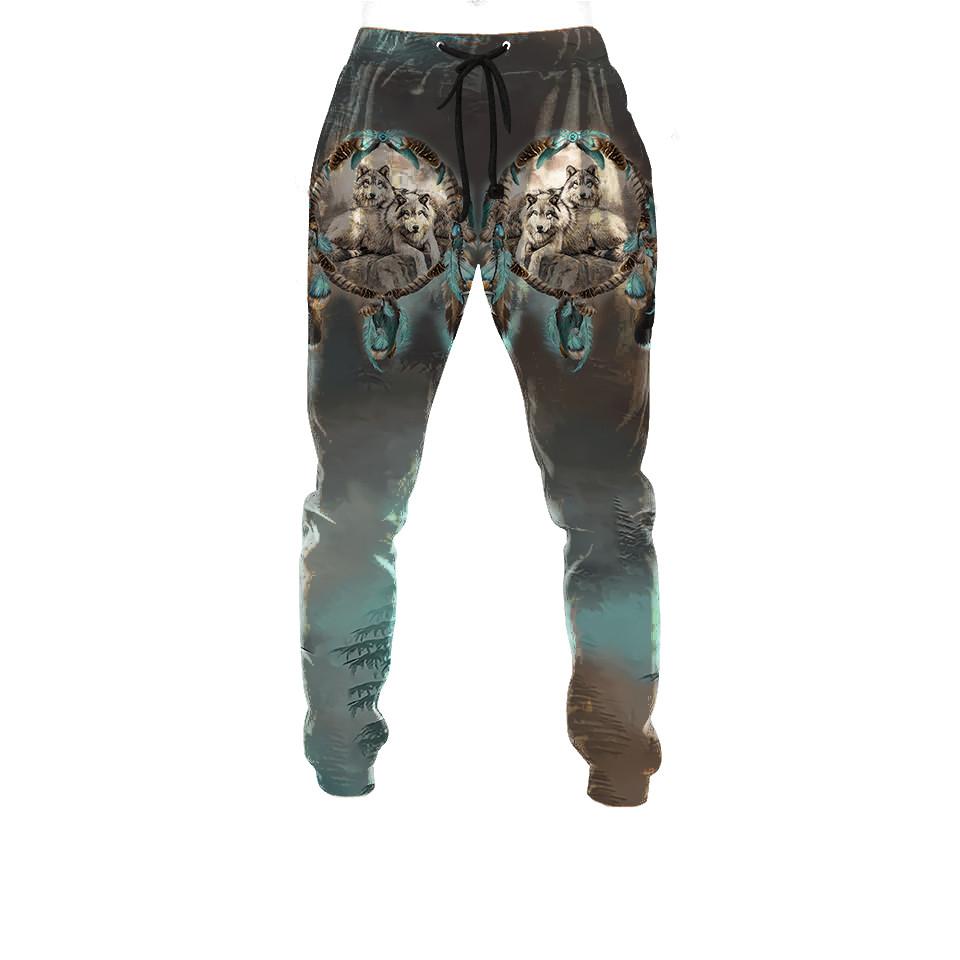 Wolf Native American 3D All Over Printed Unisex Shirts