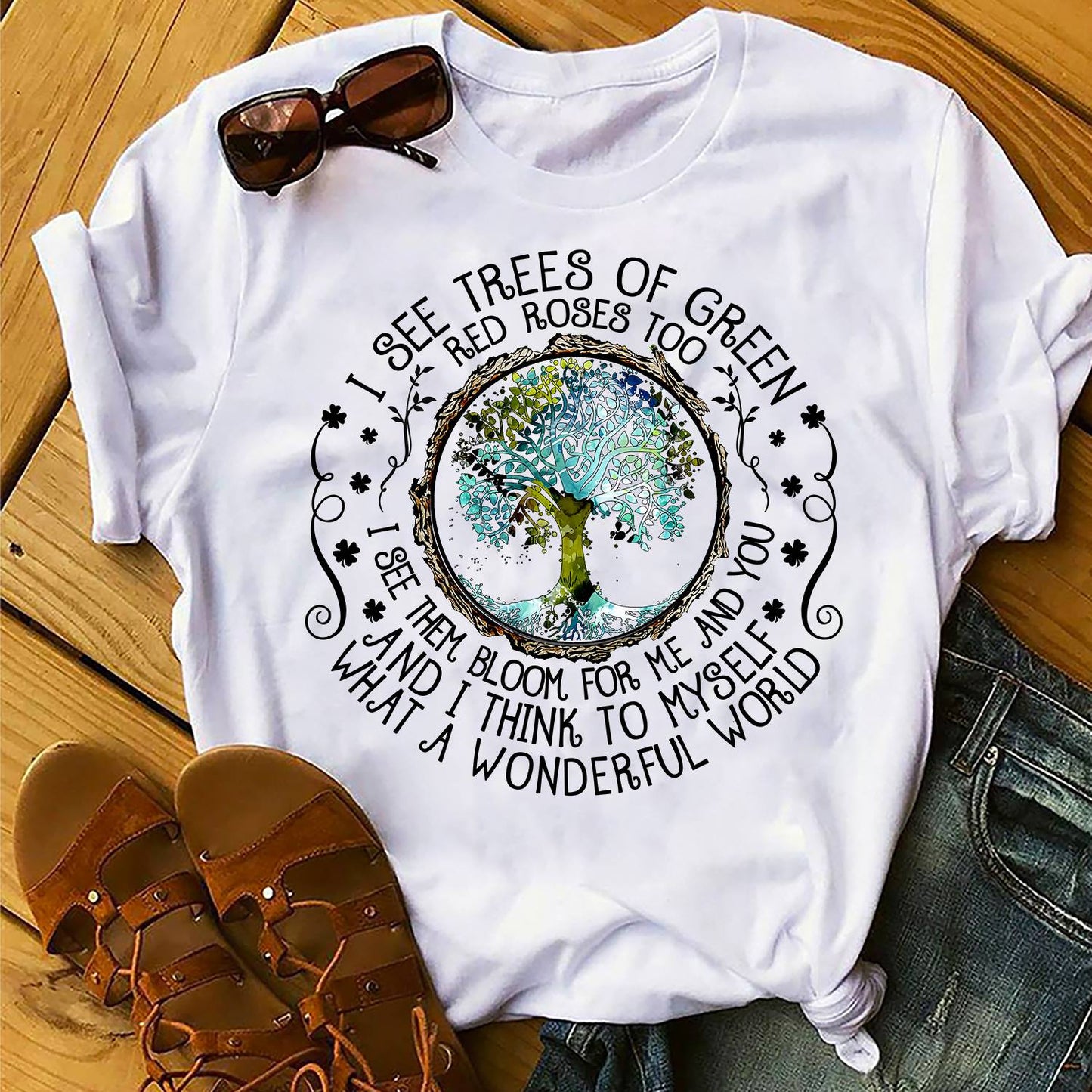 What a wonderful World - Premium Unisex Shirt