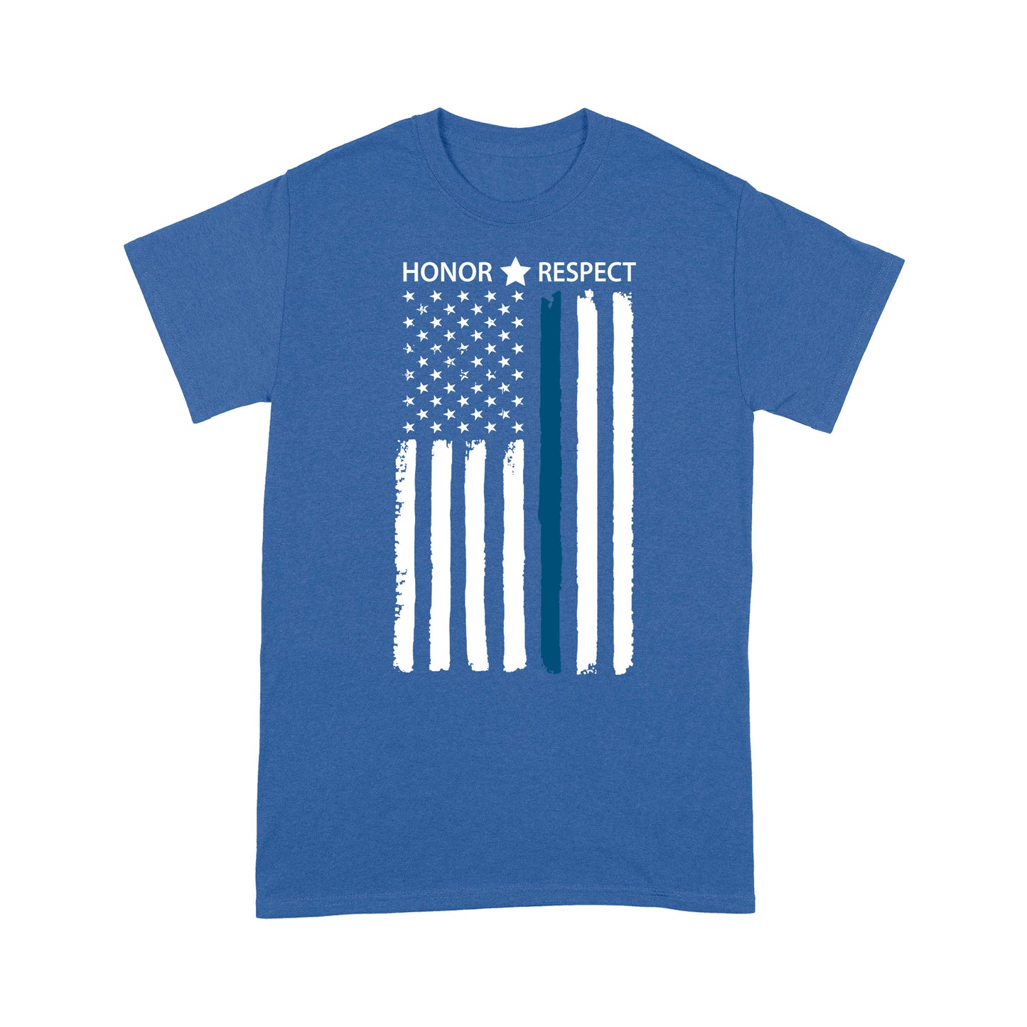 Thin Blue Line Flag Honor Respect Thin Blue Line T-Shirt, Best Gifts For Police Officers