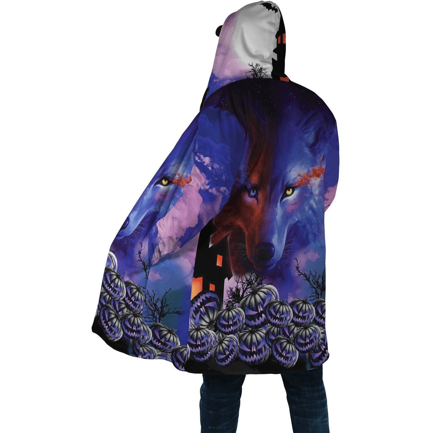 Halloween Wolf 3D All Over Printed Unisex Shirts