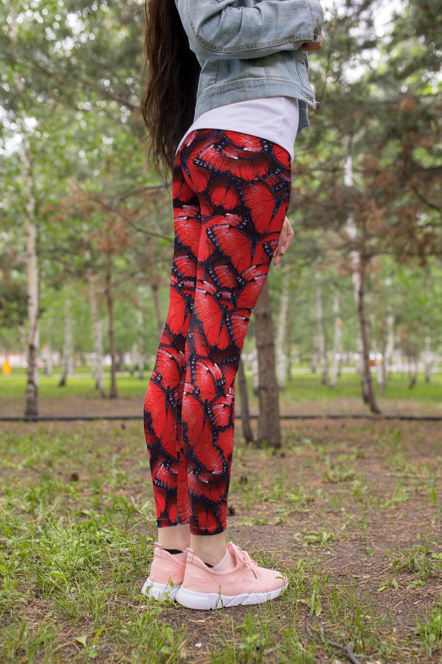 3D All Over Red Butterflies Hoodie Dress Leggings Blanket - Amaze Style™-Apparel