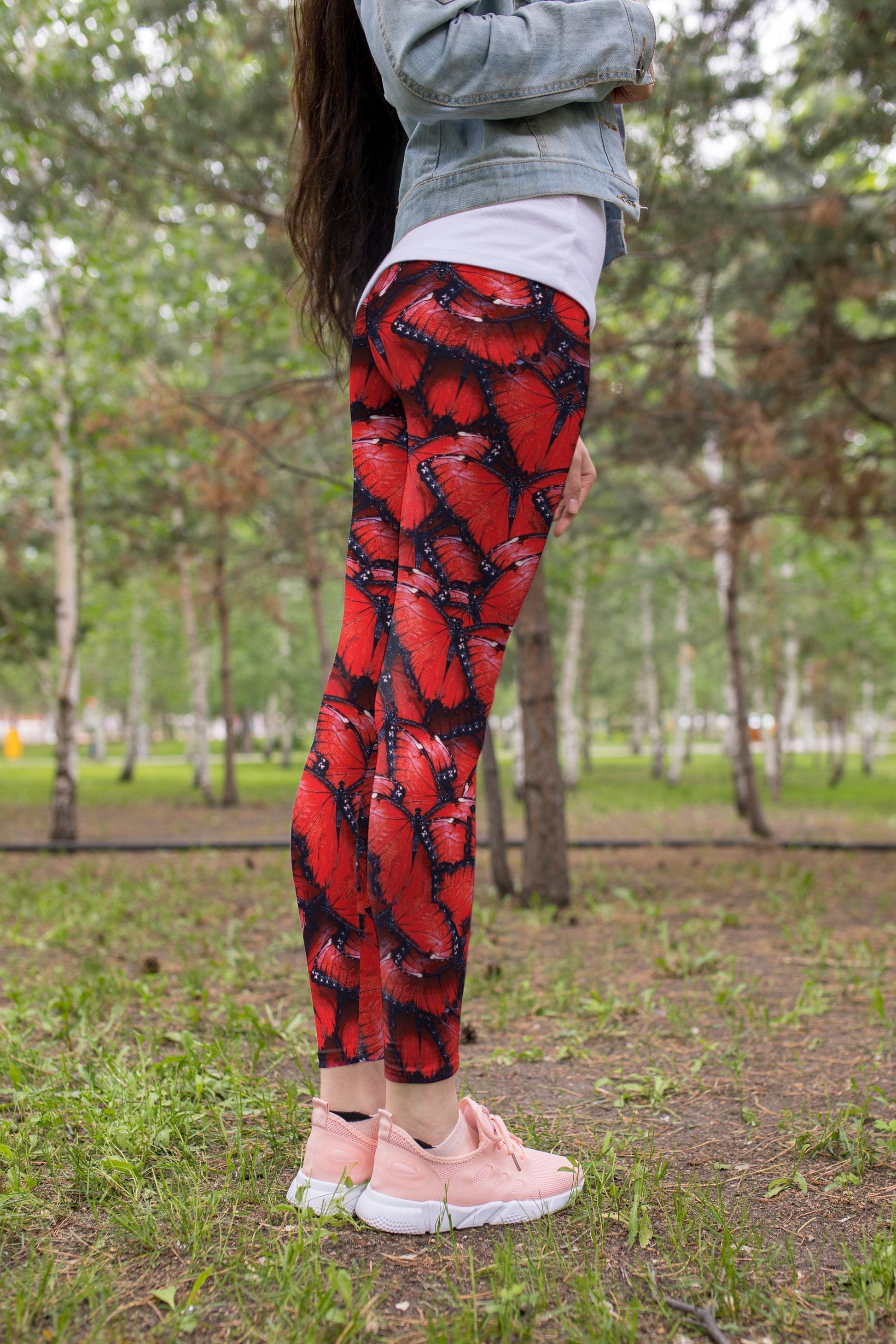 3D All Over Red Butterflies Hoodie Dress Leggings Blanket - Amaze Style™-Apparel