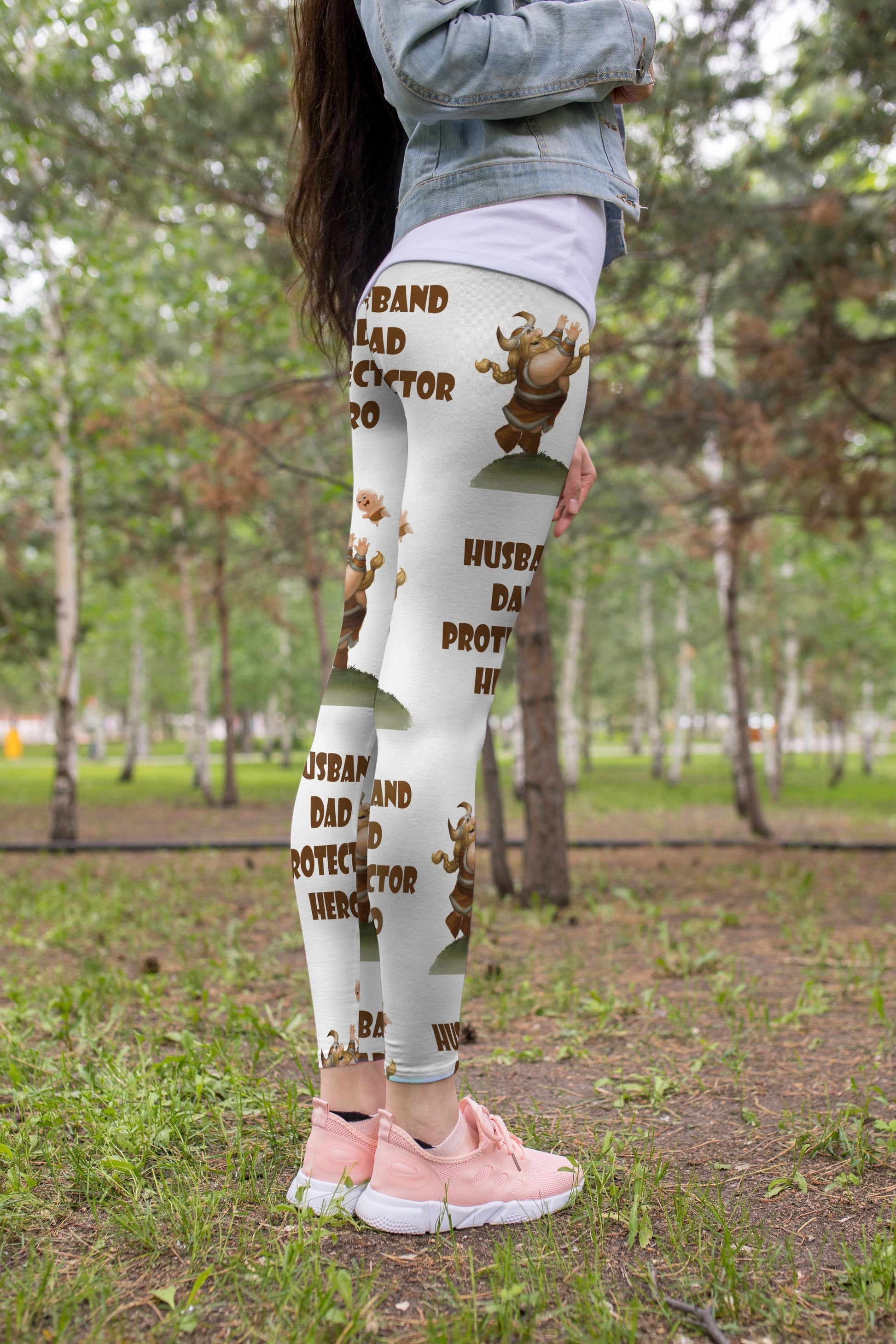 3D All Over Print Husband Dad Protector Hero Legging - Amaze Style™-Apparel