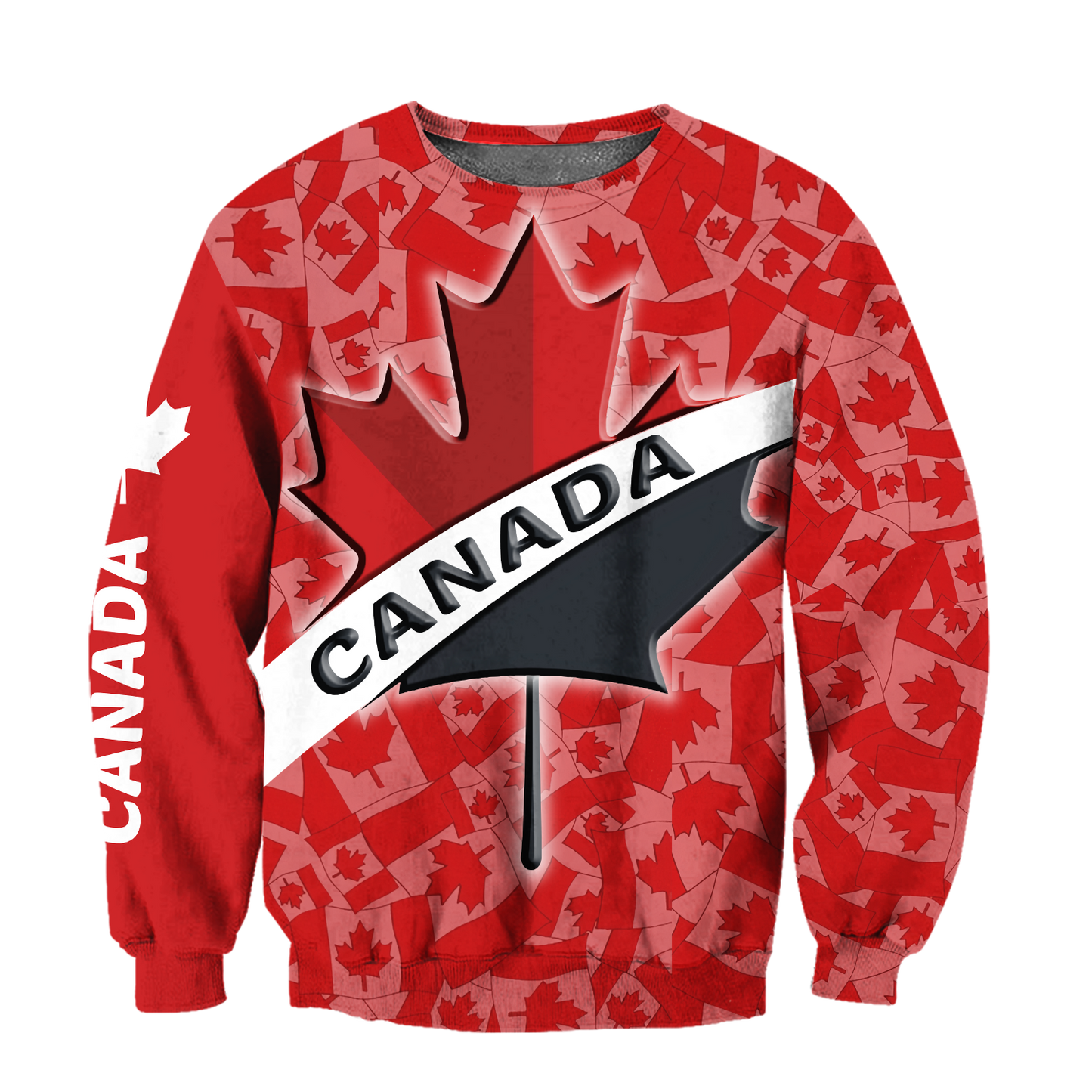 Canada All Over Print 3d all over printed maple leaf spider HHT10072015