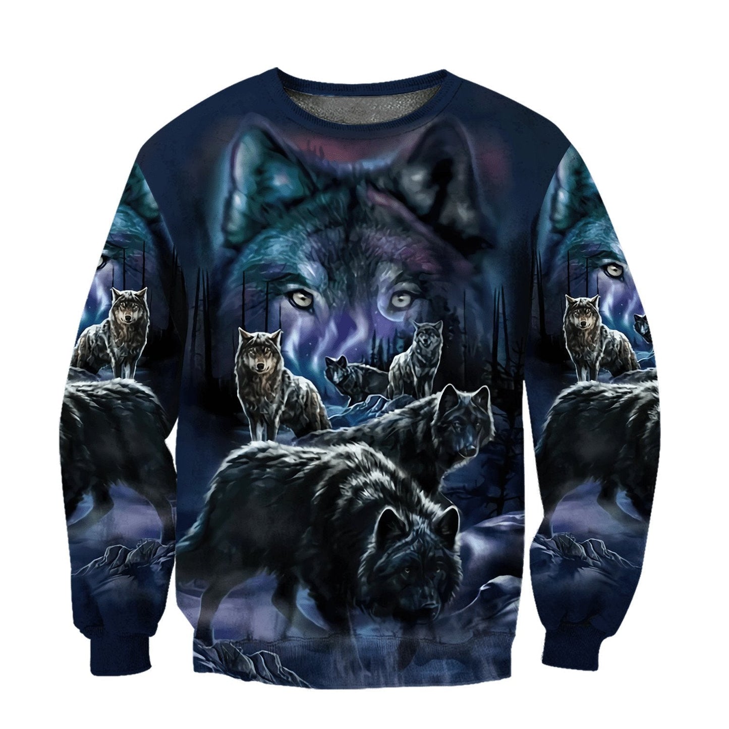 Wolf 3D All Over Printed Unisex Shirts