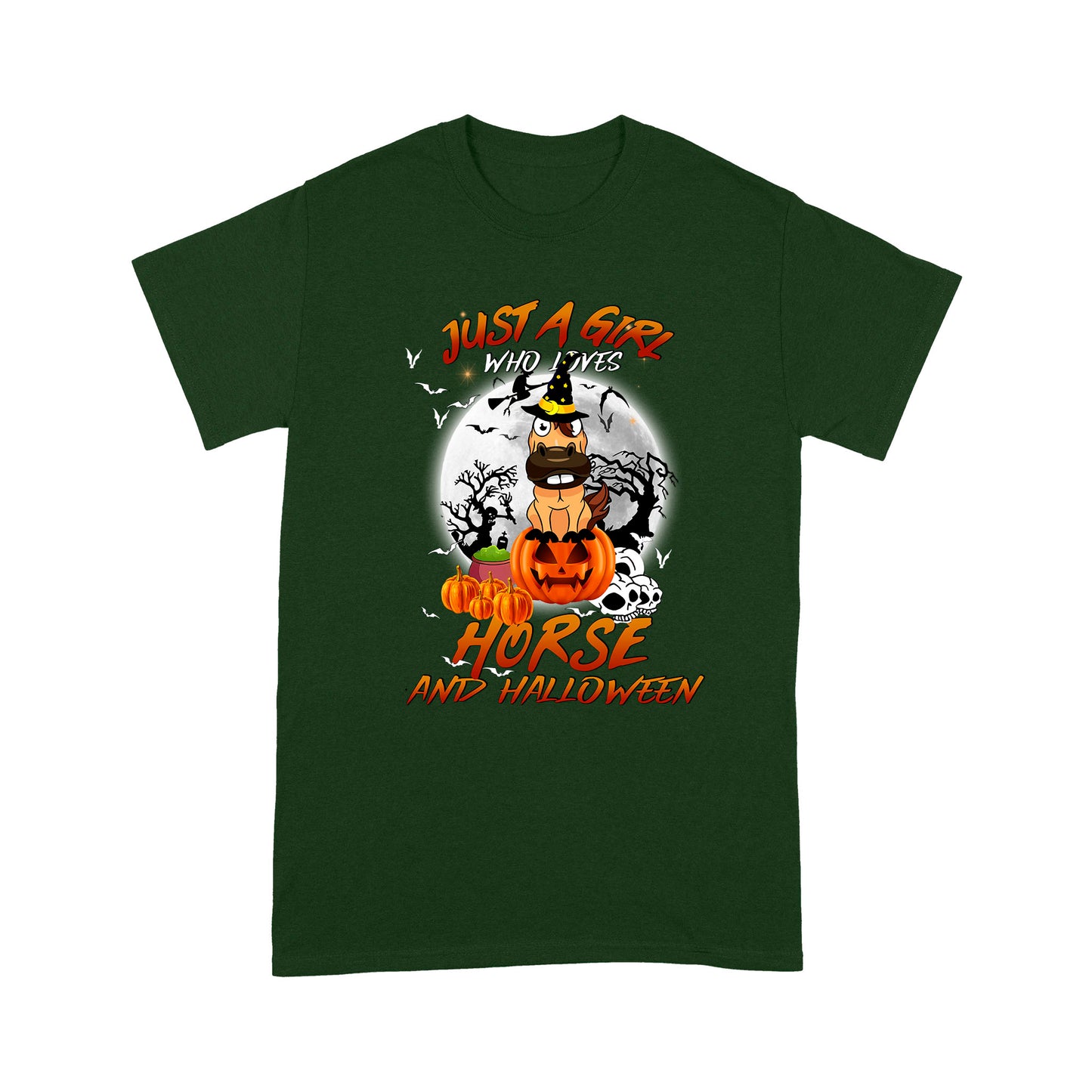 Horse and Halloween Standard T-shirt CB