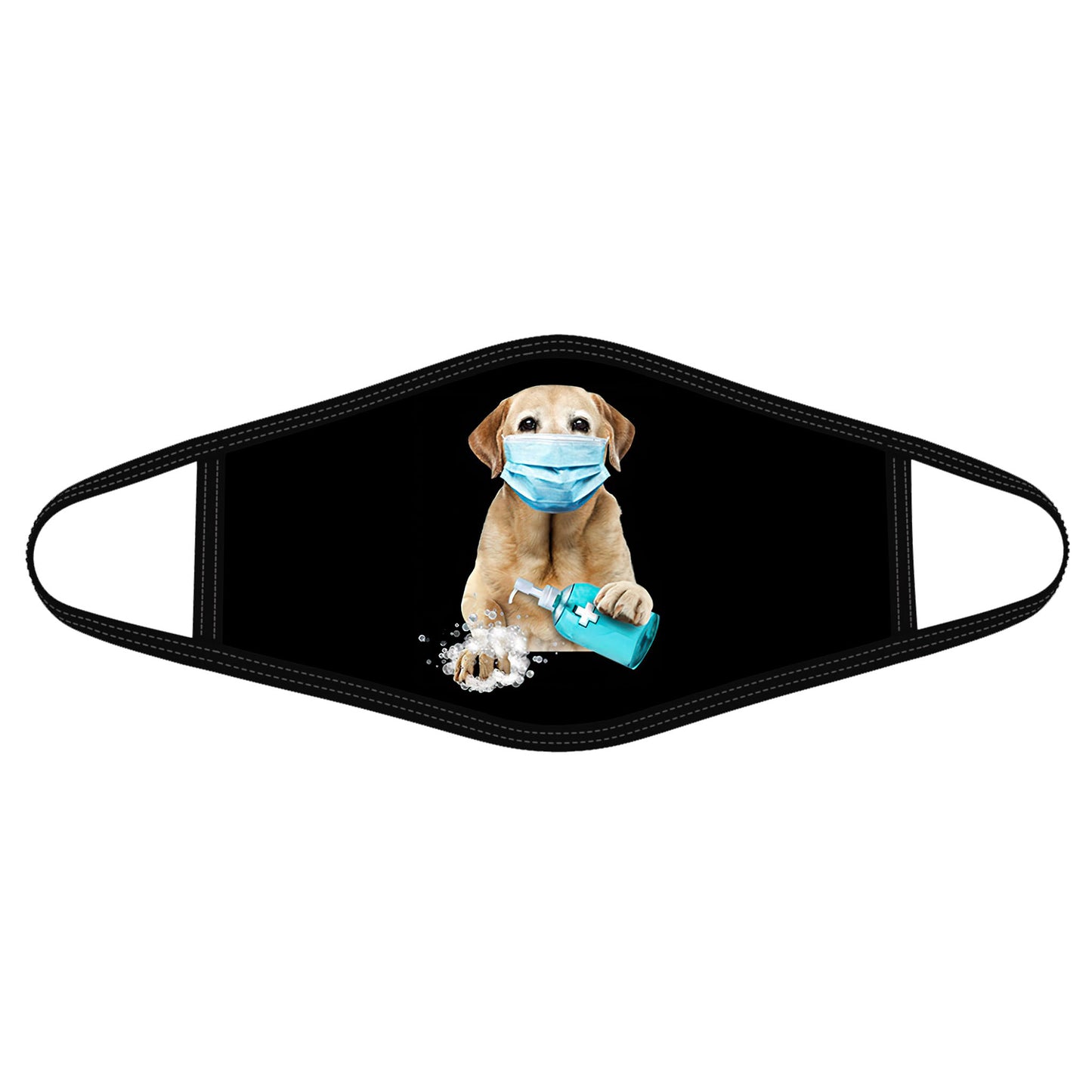 Dog Mask Golden Retriever-Face Mask-Wash Mask - Face Mask CB