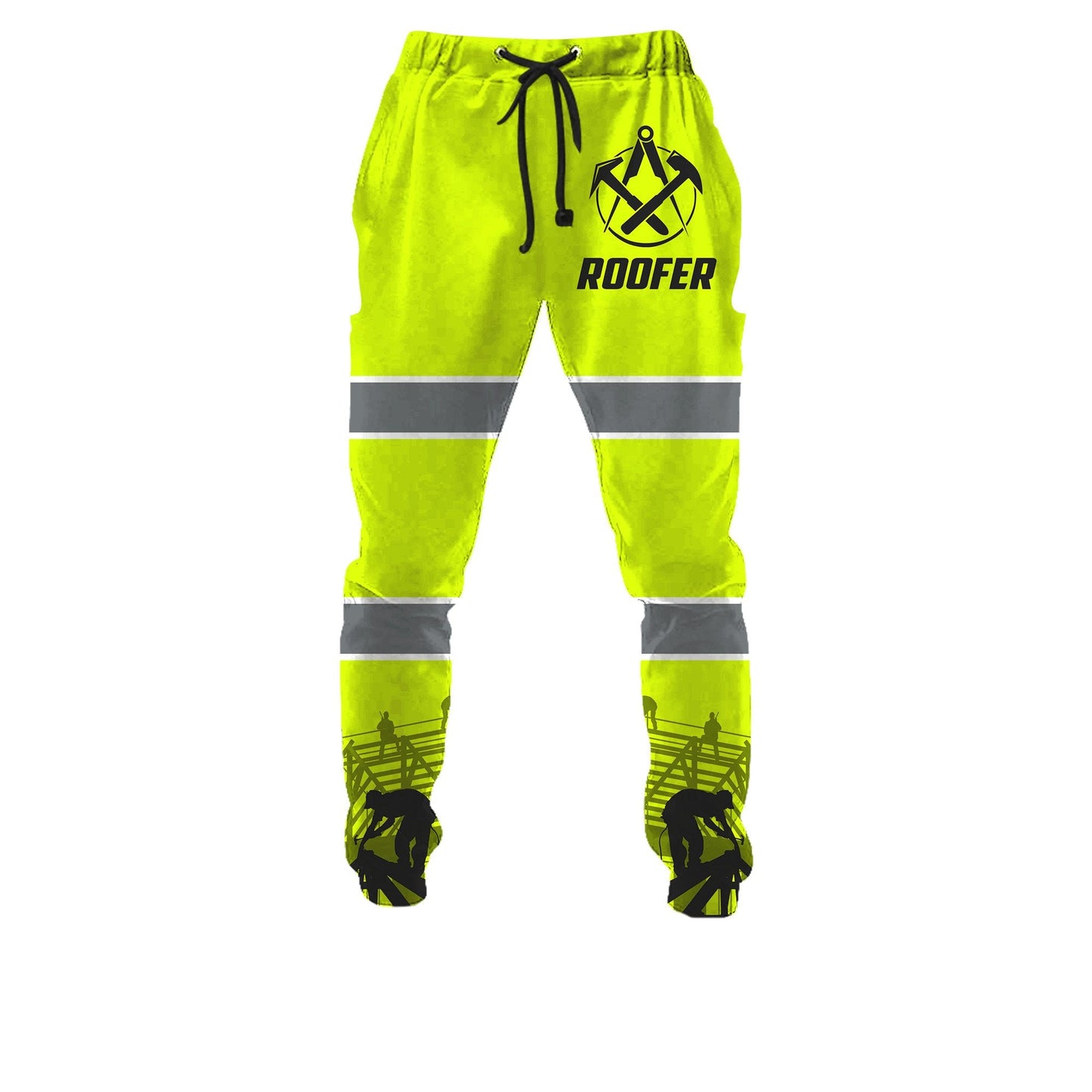 The Roofer Man Green 3D All Over Printed Shirts For Men