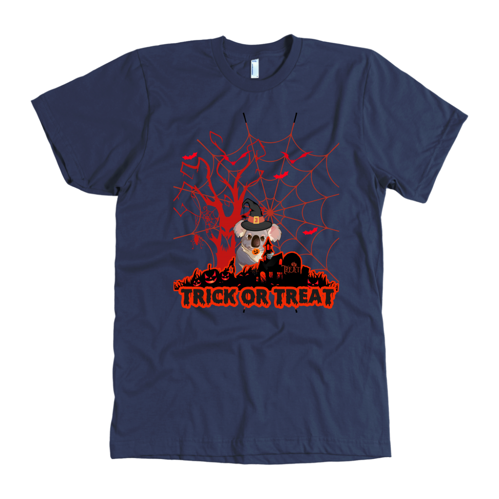 Australian Koala Trick or Treat Halloween Red T-Shirt 01 H9 - Amaze Style™-T-SHIRTS