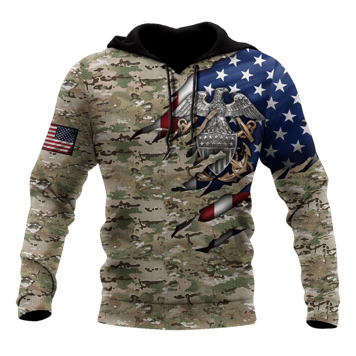 Army 3D All Over Printed Unisex Shirts