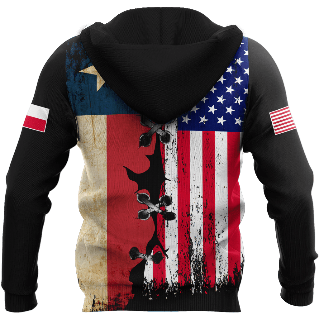 American Texas 3D All Over Unisex Hoodie