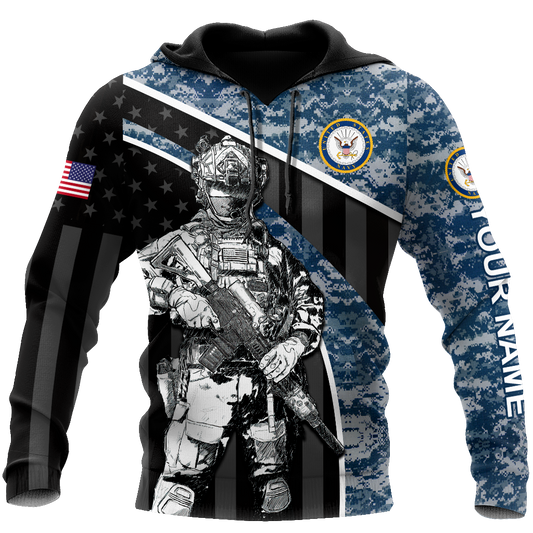 American US Namy Personalize 3D All Over Unisex Hoodie