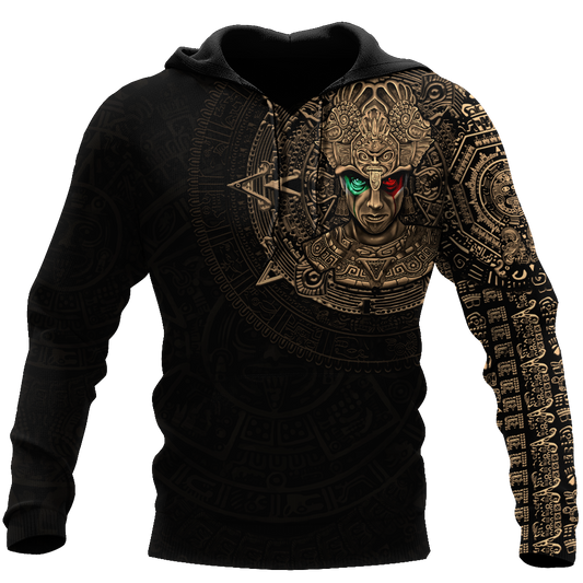 Aztec Mexican Hoodie 3D All Over Printed Unisex Shirts