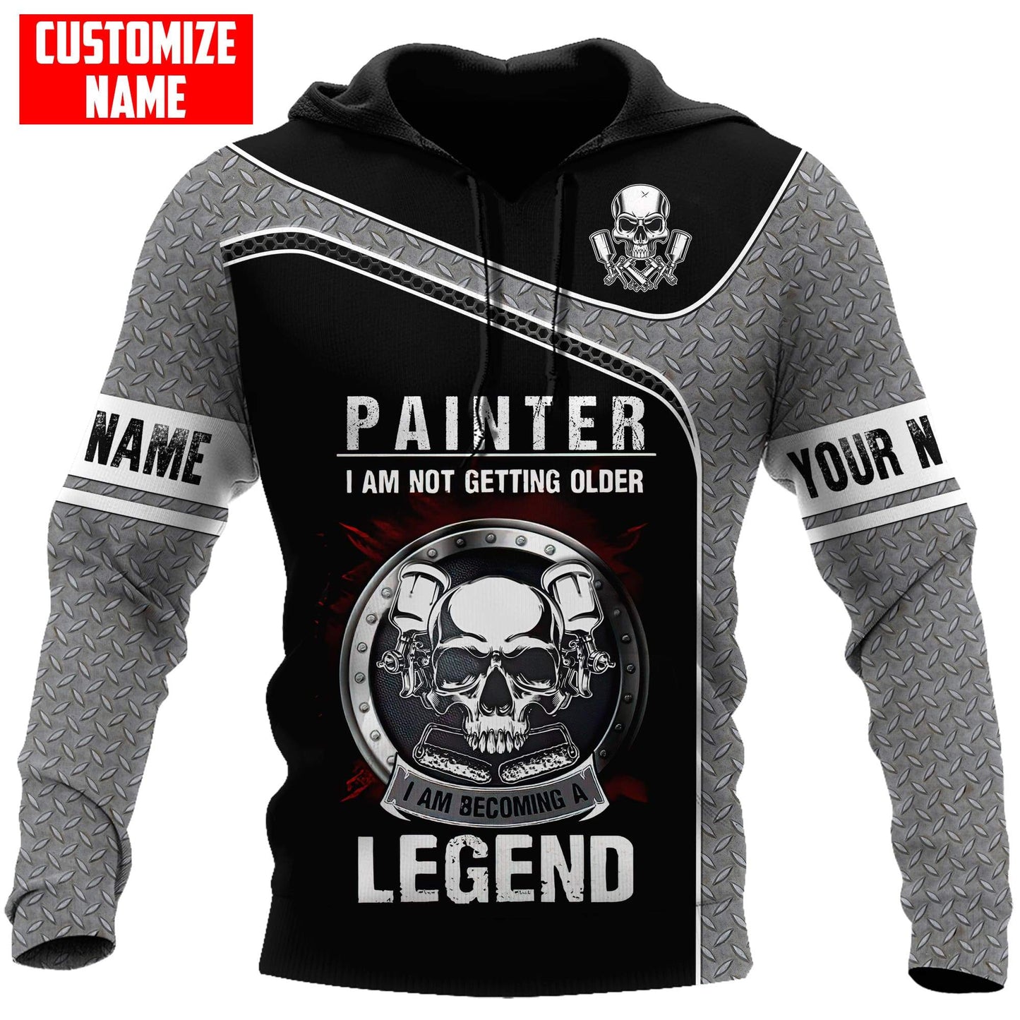Tmarctee Customized Name House Painter 3D All Over Printed Combo Hoodie + Sweatpant HP34 TNA04112104