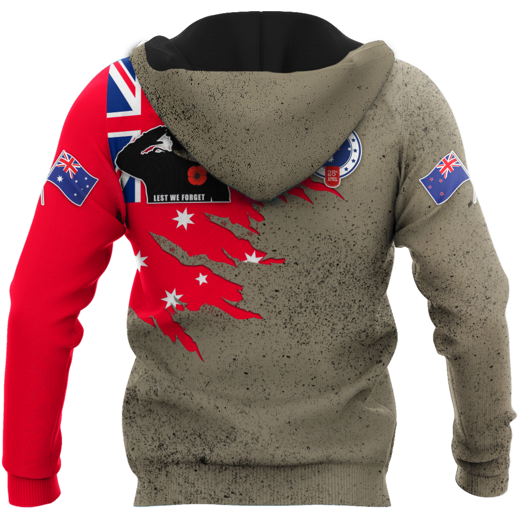 Tmarc Tee Anzac day remembrance Kiwi and Australia uniforms 3D print shirt