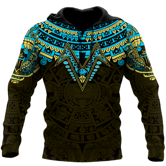 Aztec Mexico 3D All Over Printed Unisex Hoodie