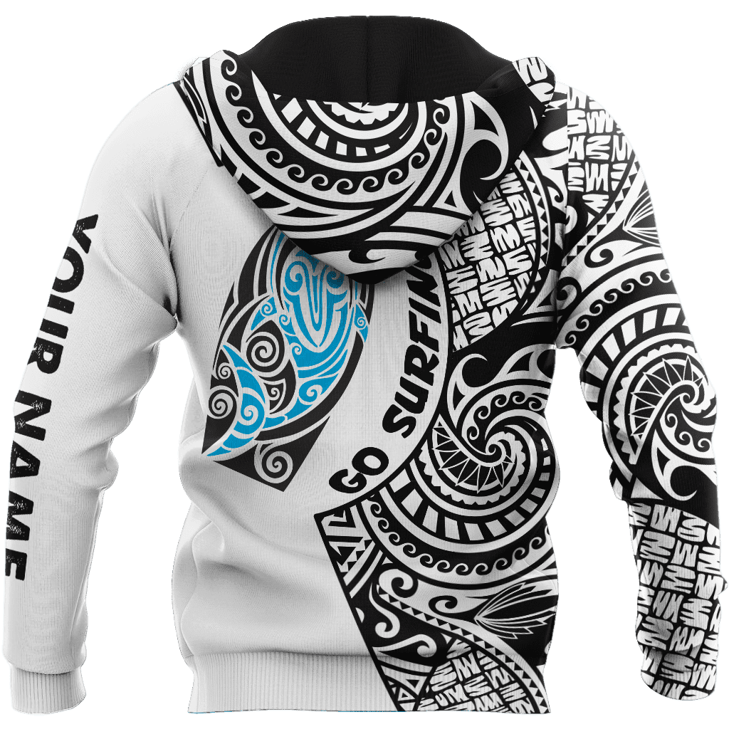 Amazing Polynesian Go Surfing Personalized Unisex Deluxe Hoodie ML